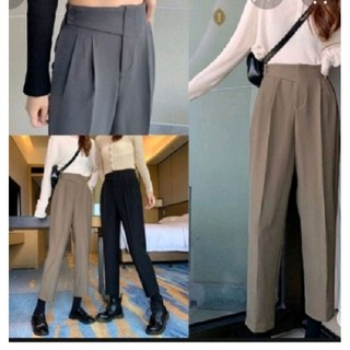 Quần baggy cạp chéo lưng chun sau Q236