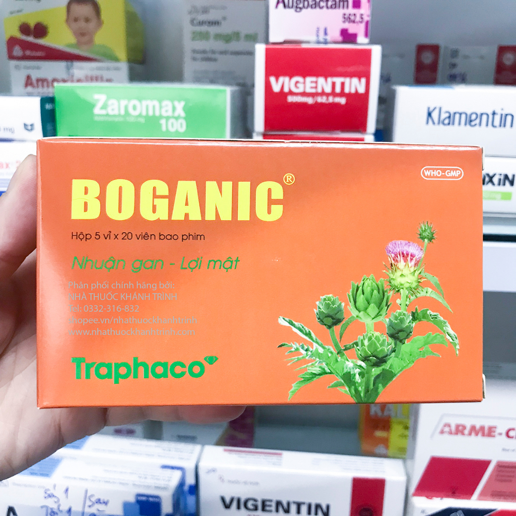 Viên uống bổ gan BOGANIC của Traphaco (hộp 100 viên nén bao phim)