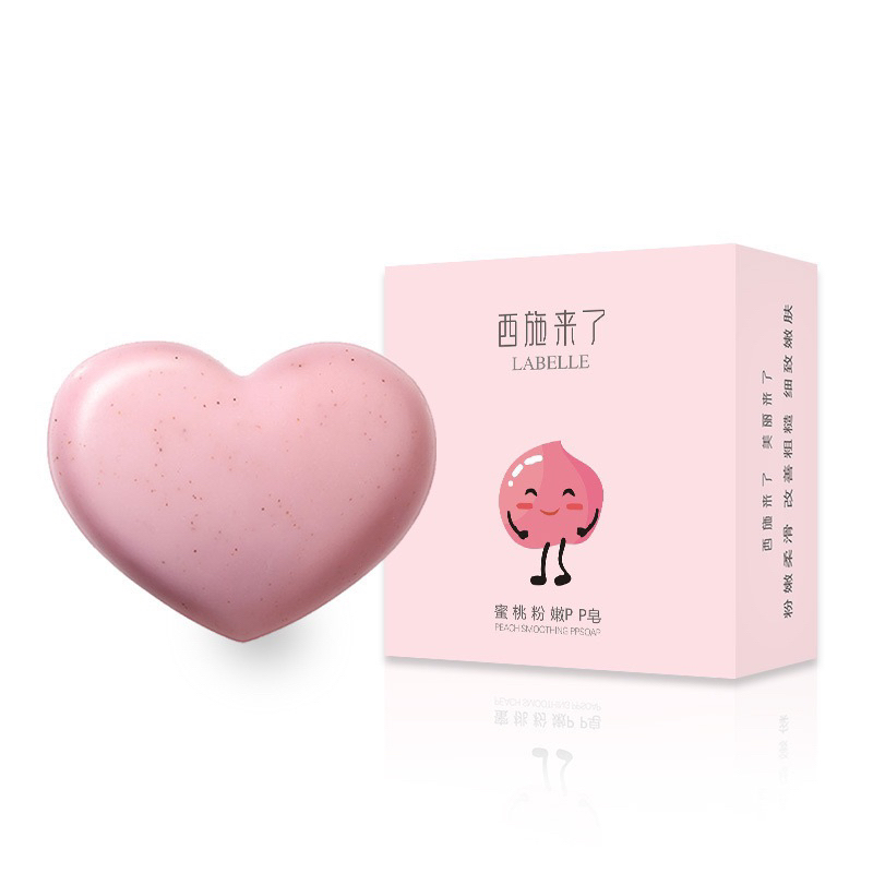 (tặng kèm túi lưới) Soap đào giảm thâm mông LABELLE