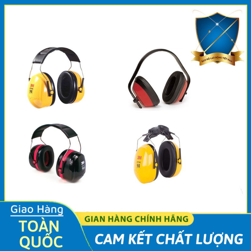 Chụp Tai Chống Ồn 3M Đeo Qua Đầu, Giảm Ồn, Ôm Kín Khít Vành Tai Người Dùng – Nhiều Mẫu