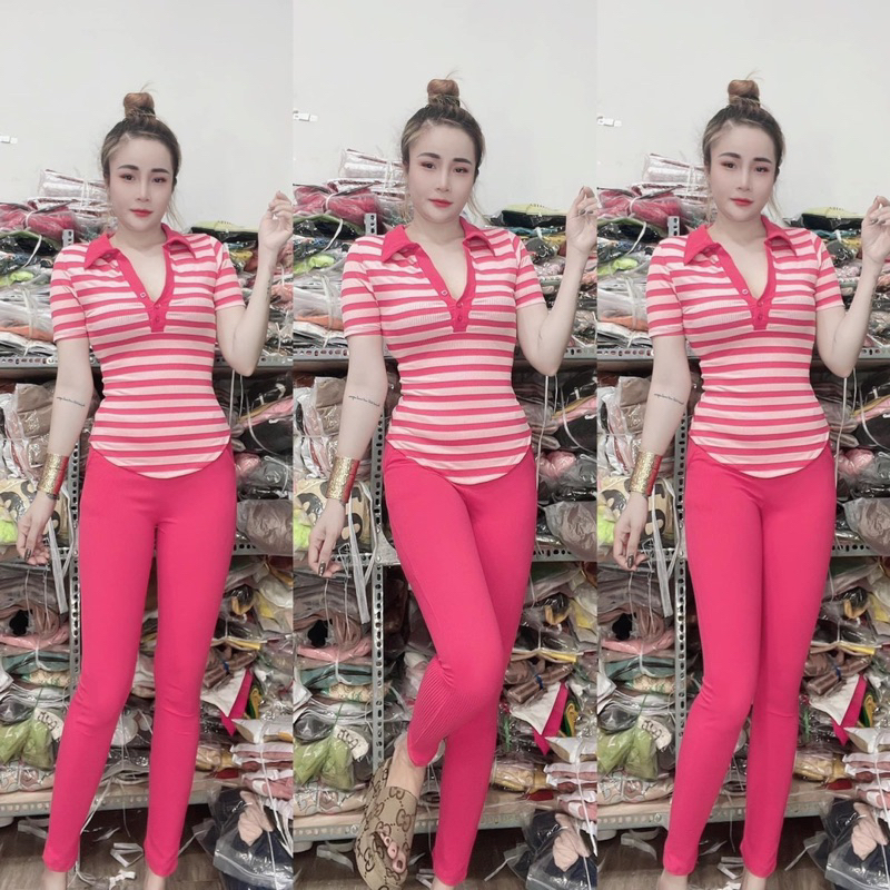 SET BỘ DÀI THUN GÂN CỔ SƠ MI SIÊU HOT