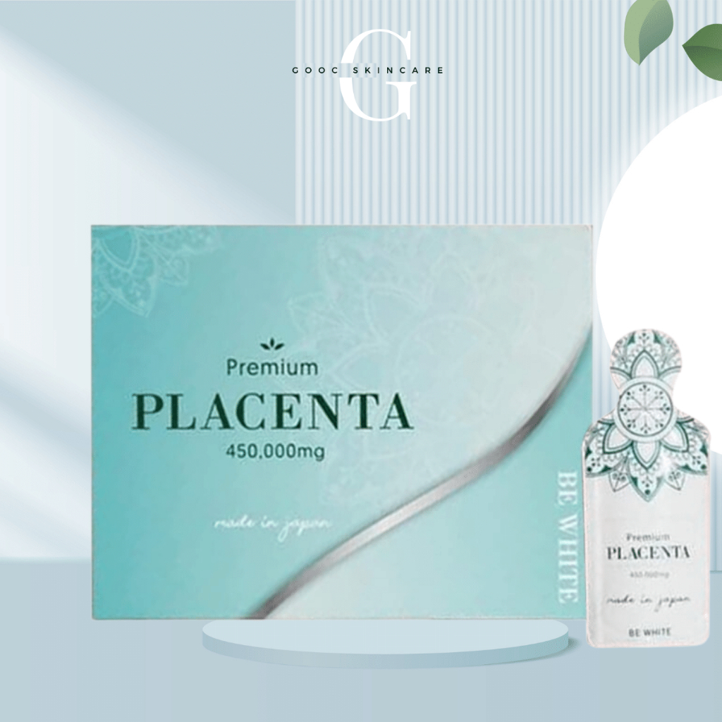 Nước Uống Nhau Thai Ngựa Đua Tổ Yến Be White Premium Placenta 450.000mg Nhật Bản
