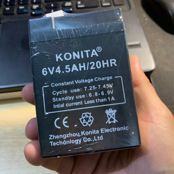 Ắc Quy Điện Khô 6V-12V Dùng Cho Quạt Sạc, Quạt Tích Điện, Xe Điện Đồ Chơi Trẻ Em