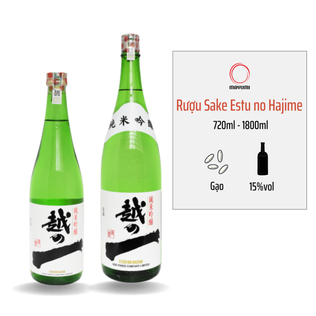 Rượu Sake Etsu No Hajime Nhật Bản