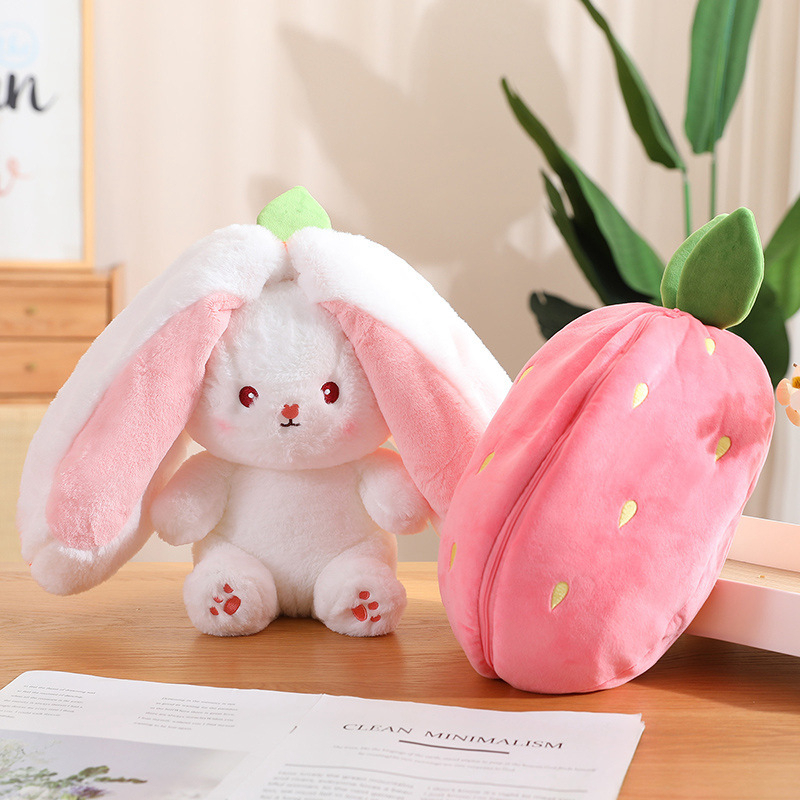 Gấu Bunny Bông Cao Cấp Gấu Bông Thú Nhồi Bông Hình Thỏ Và Cà Rốt Dễ Thương - BABI MAMA G110