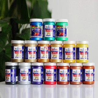Màu Acrylic Nhũ 7D Flash Ấn Độ 300ml