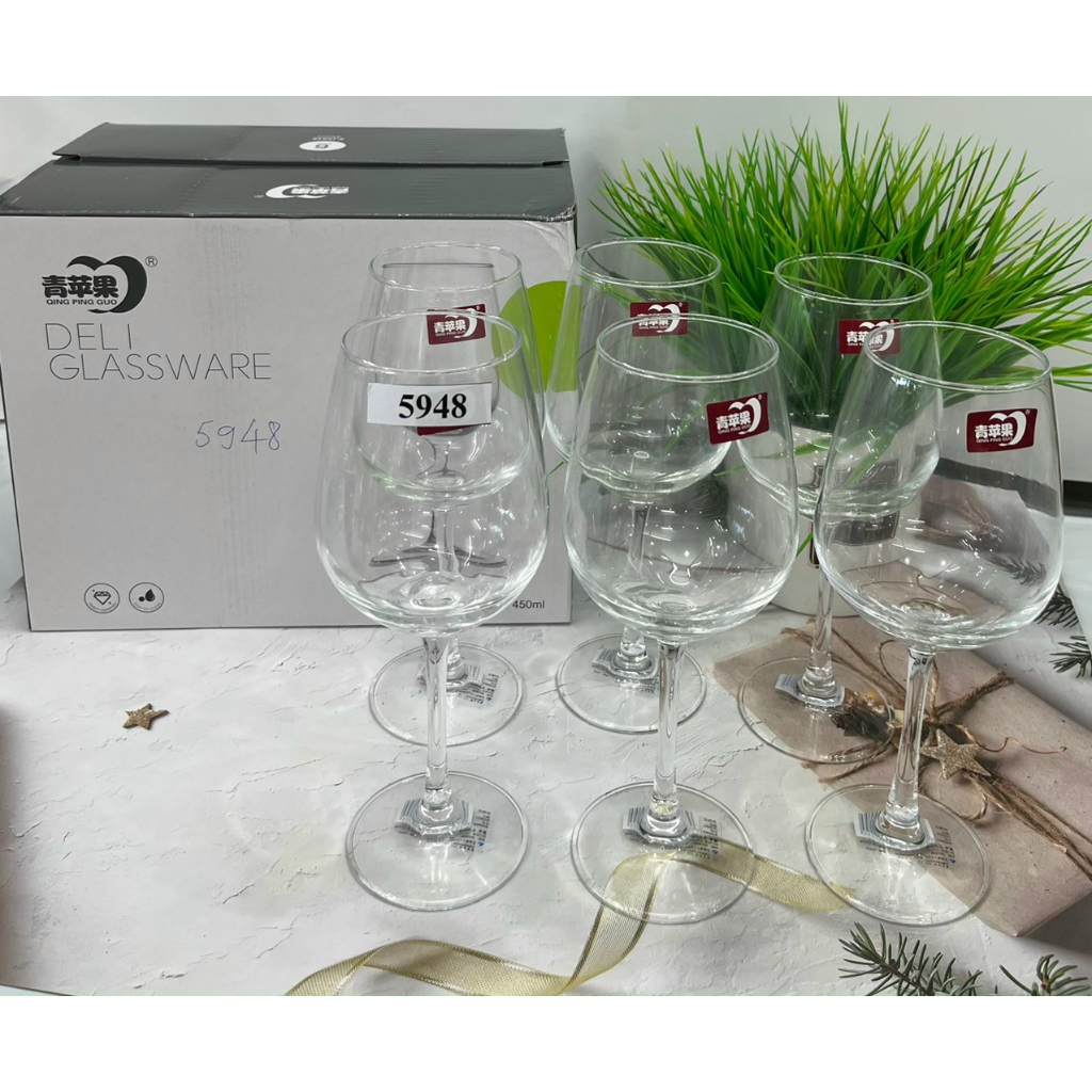 Bộ 6 ly rượu vang