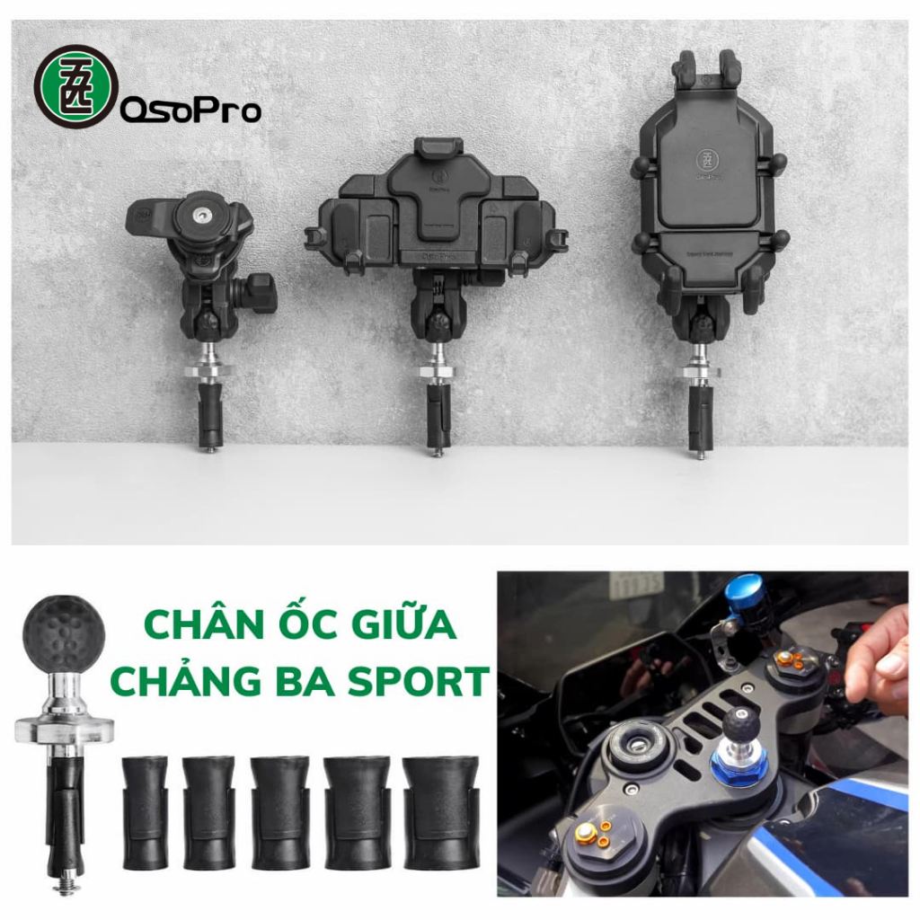 GIÁ ĐỠ ĐIỆN THOẠI OSOPRO CHẢNG BA SPORT CHÍNH HÃNG