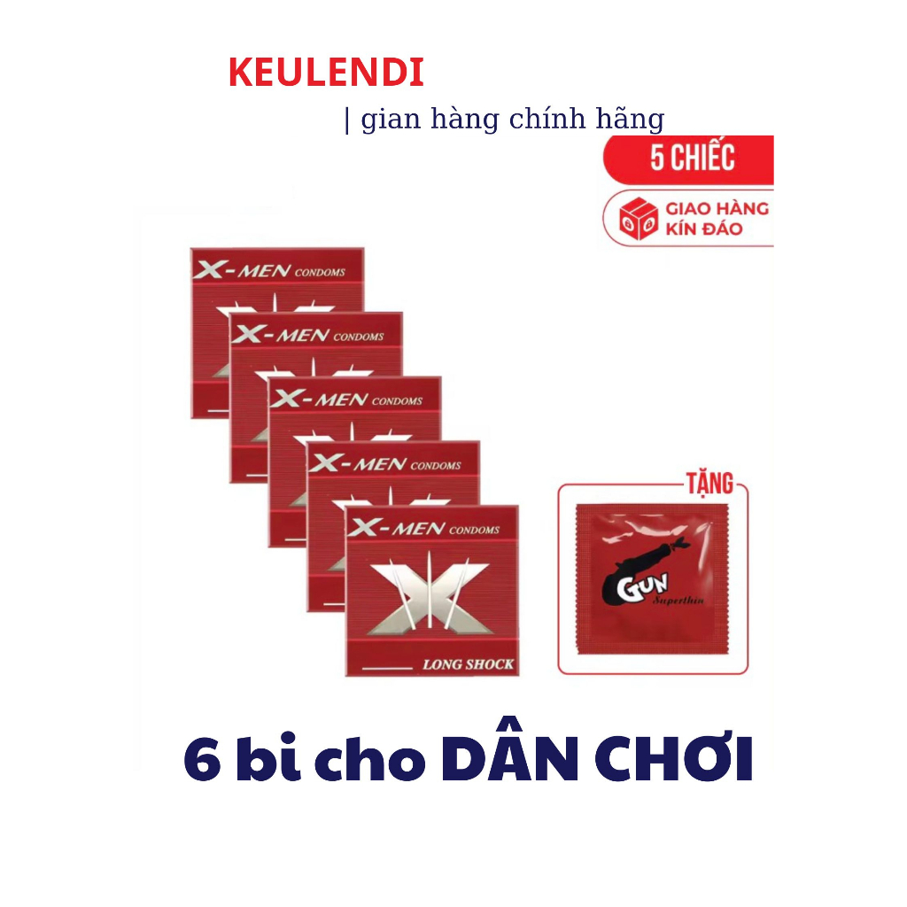 Bao cao su bi siêu mỏng kéo dài thời gian - Xmen 6 bi làm chị em Đê Mê -Thăng Hoa- Dâng chào - renlendi store