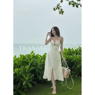 Đầm maxi dây hở lưng