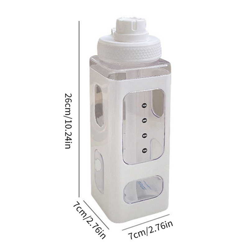 Bình Nước Nhựa Có Ống Hút Tiện dụng 900ml
