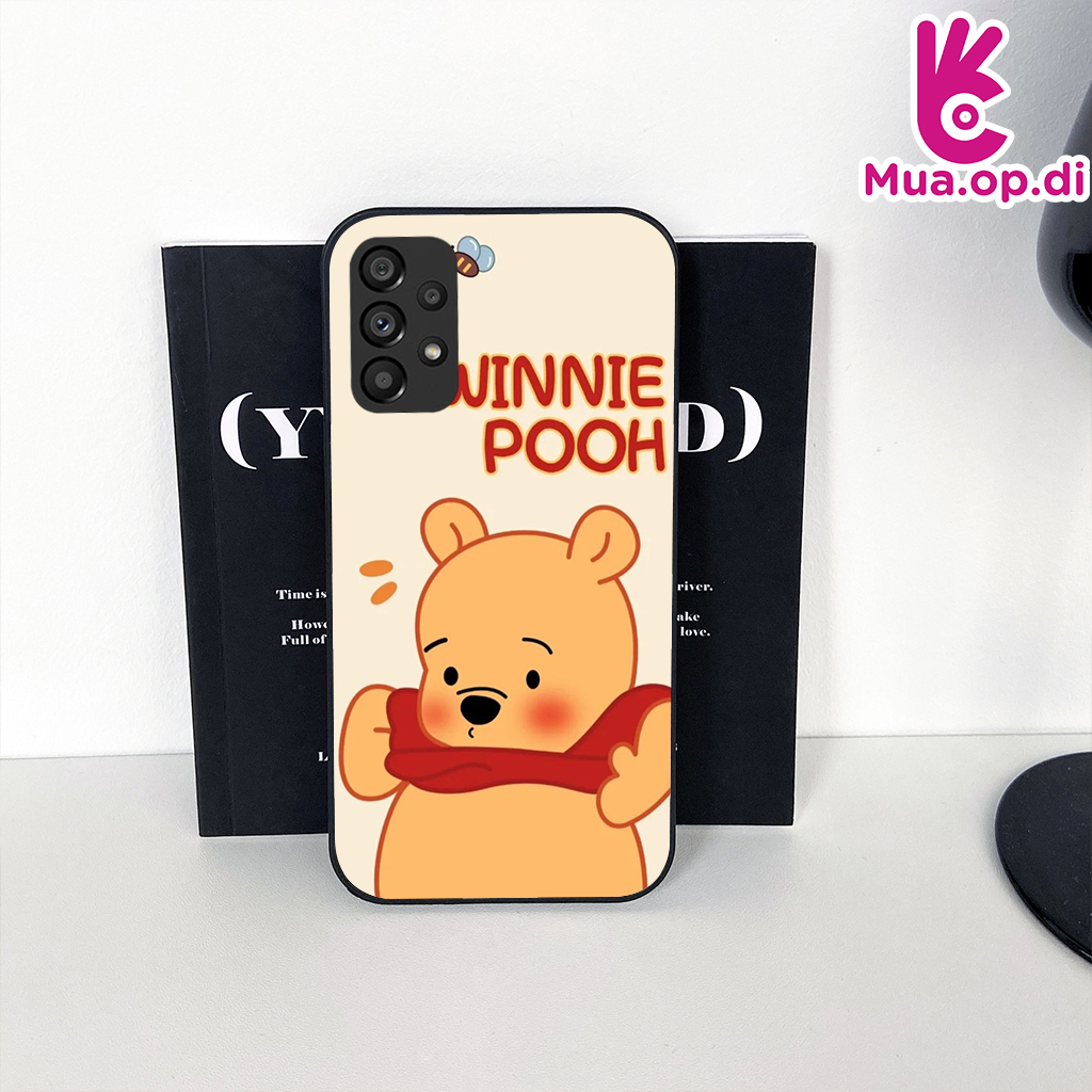 Ốp Silicon in Gấu Pooh Sam Sung S10 , S10+ , S10 5G Không phai màu