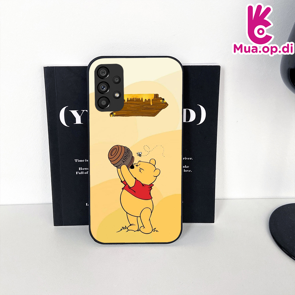 Ốp Silicon in Gấu Pooh Sam Sung S10 , S10+ , S10 5G Không phai màu