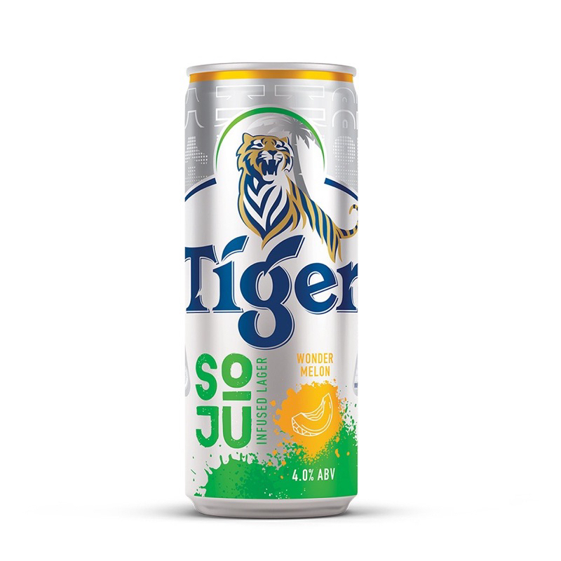 BIA TIGER CRYSTAL MIX SOJU 2 VỊ [ mận ] + [ dưa lưới ]