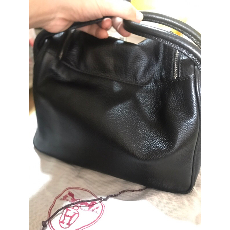 Túi hm linly da bò 25cm