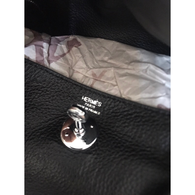 Túi hm linly da bò 25cm