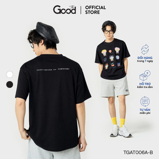 Áo Thun THE GOOD “Special Friends” Form Rộng, Áo Thun Nam Cổ Tròn Tay Lỡ Chất Cotton Thấm Hút Mồ Hôi, Áo Đôi Nam Nữ