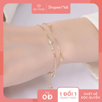 Lắc Tay Vàng Tây 14k LLF182 Huy Thanh Jewelry