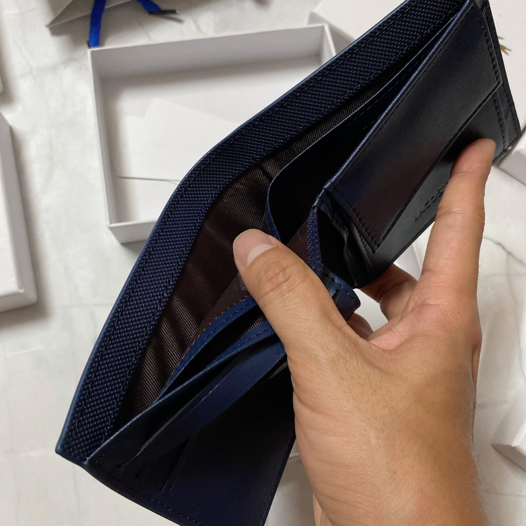 Ví ngắn Lacoste xuất dư fullbox - B218