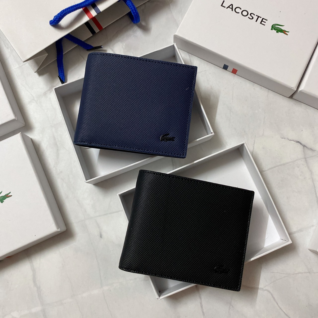 Ví ngắn Lacoste xuất dư fullbox - B218
