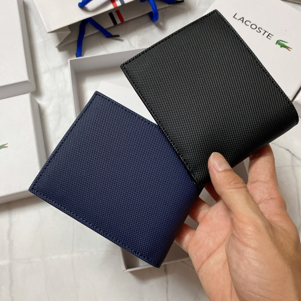 Ví ngắn Lacoste xuất dư fullbox - B218