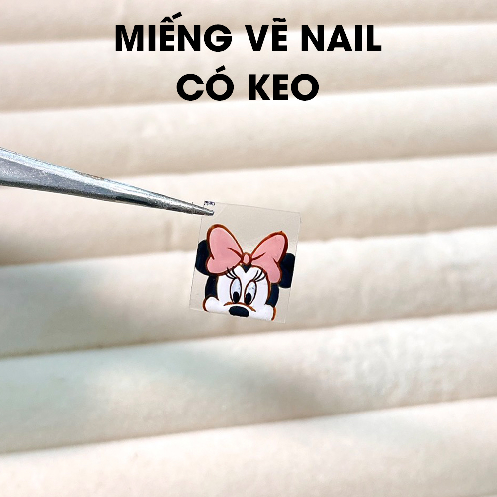 Miếng vẽ nail - sticker vẽ móng mỏng có keo Nhật Bản 15x8cm