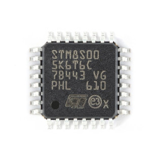 Vi điều khiển stm8s005k6t6c chân để lâu bị oxy hoá nên hơi khó hàn