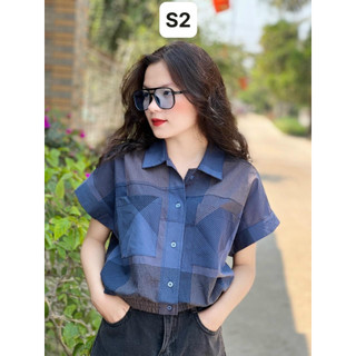 Áo Sơ Mi Phối Màu Siêu Hot SV77