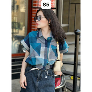 Áo Sơ Mi Phối Màu Siêu Hot SV77