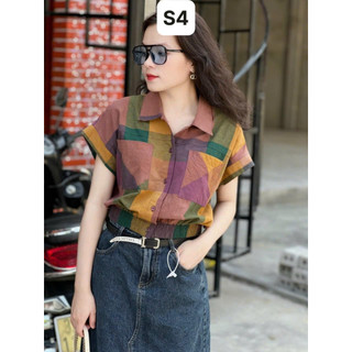 Áo Sơ Mi Phối Màu Siêu Hot SV77
