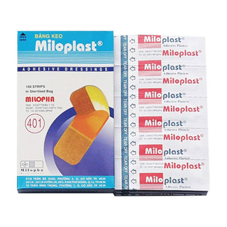 Băng cá nhân Miloplast 100 miếng/hộp