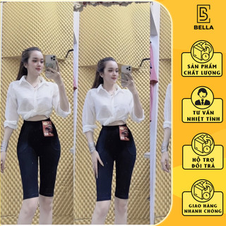 Quần legging nữ bella.boutiqe0202 - quần legging ngố 5566 thần thánh siêu co dãn dày dặn