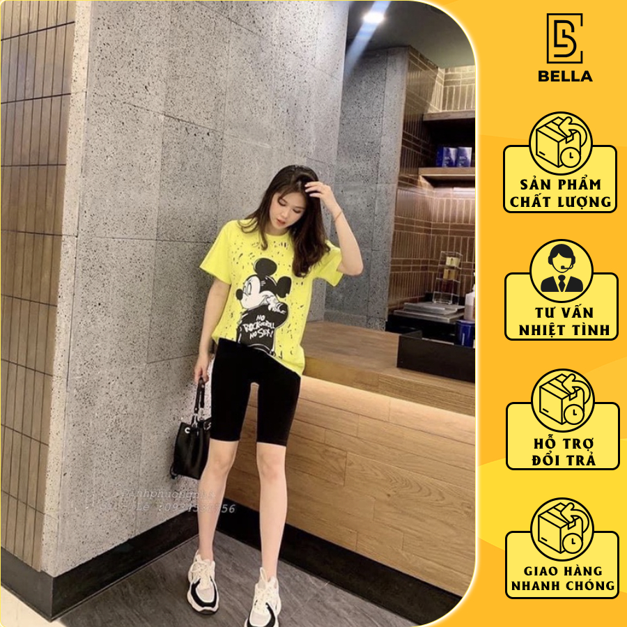 Quần Legging Bella.boutique0202 - Quần Legging Đùi Thần Thánh Co Giãn Dày Dặn Mã 3366