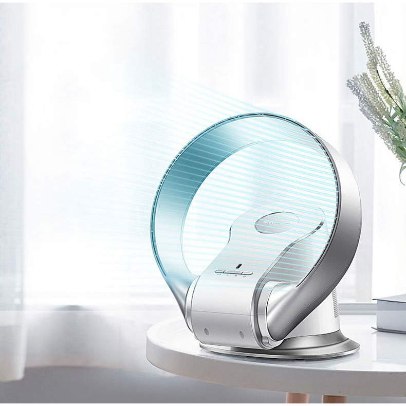 Quạt Không Cánh SK Thông Minh - Quạt Treo Tường, Để Bàn Không Cánh An Toàn Cho Bé Có Điều Khiển Từ Xa