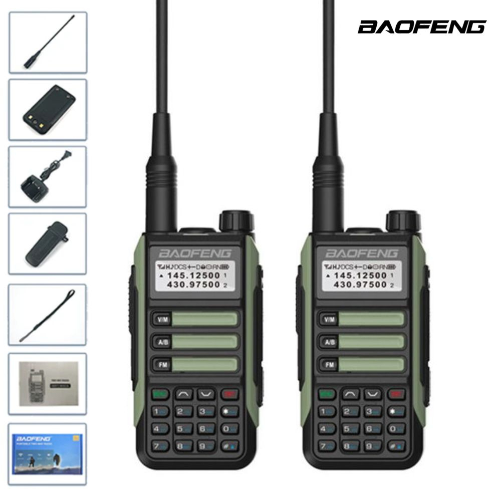 Bộ Đàm Hai Chiều Chống Thấm Nước IP68 2022 Baofeng UV-16R Pro phạm vi kết nối tối đa 10 km - BH 12 tháng