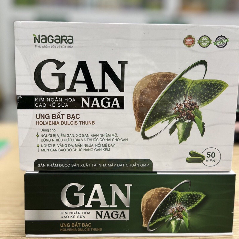 Viên Uống Bổ Gan Naga Mát Gan, Tăng Cường Chức Năng Gan, Giải Độc Gan.