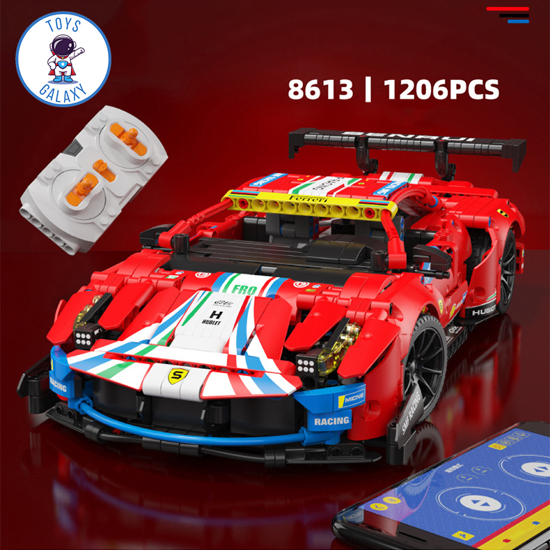 Đồ Chơi Lắp Ráp Mô Hình Điều Khiển Từ Xa RC Siêu Xe Ferrari 488 GTE / McLaren / Lamborghini / Bugatti / Porsche S701950