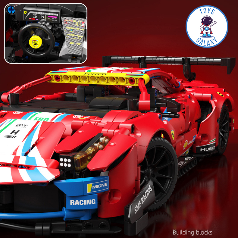 Đồ Chơi Lắp Ráp Mô Hình Điều Khiển Từ Xa RC Siêu Xe Ferrari 488 GTE / McLaren / Lamborghini / Bugatti / Porsche S701950
