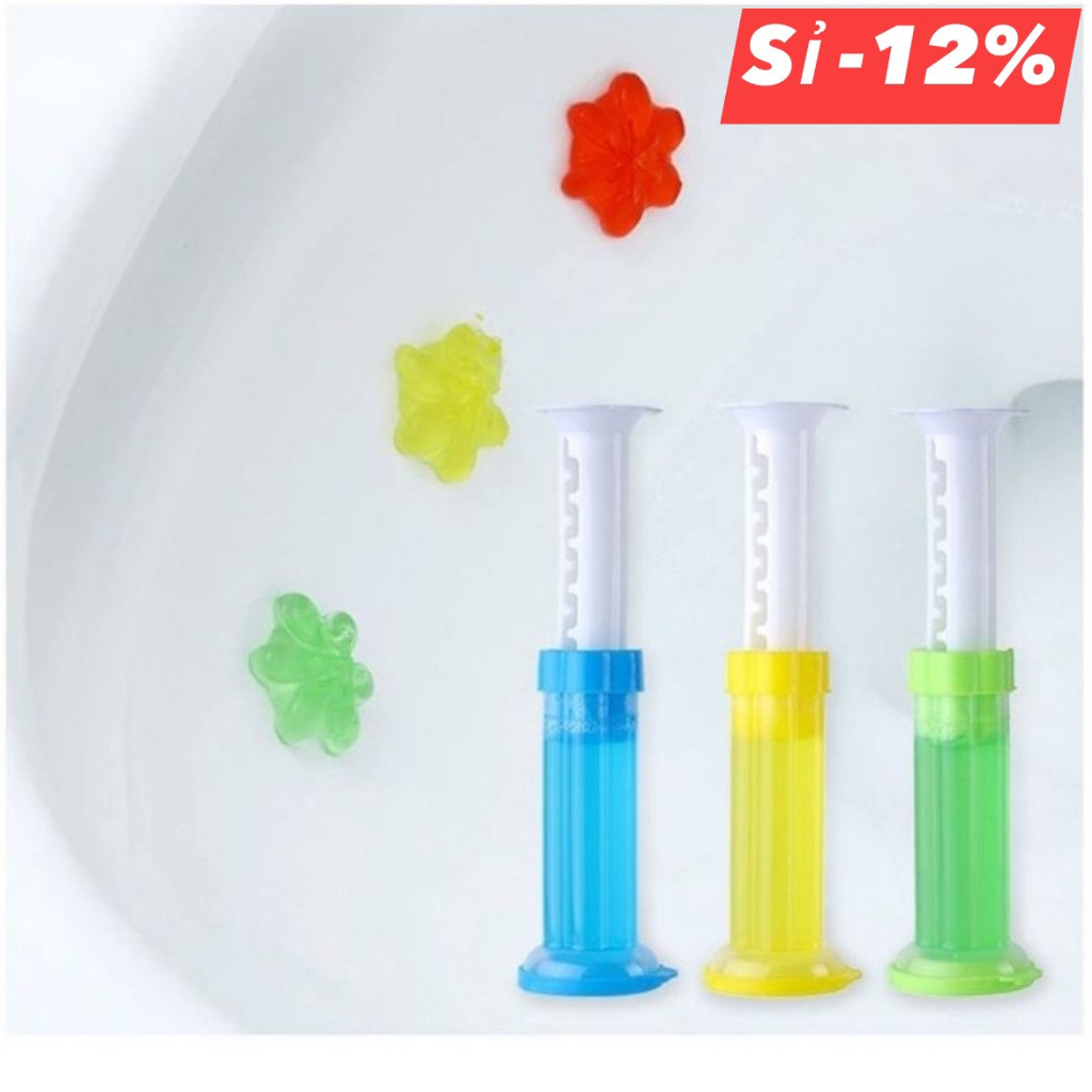 Gel Khử Mùi Bồn Cầu Nhà Vệ Sinh Hoa Thơm Khử Trùng Toilet Hình Hoa