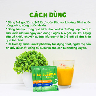 Cốm lợi sữa Curmilk - Hộp 20 gói