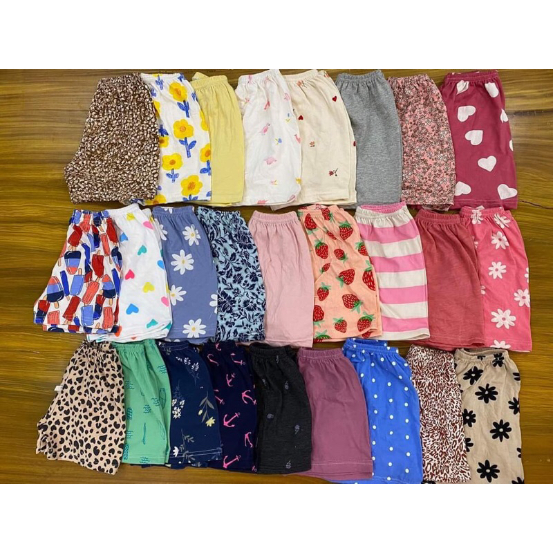 Quần chục cotton may từ vải xuất bé trai bé gái 1-3 year