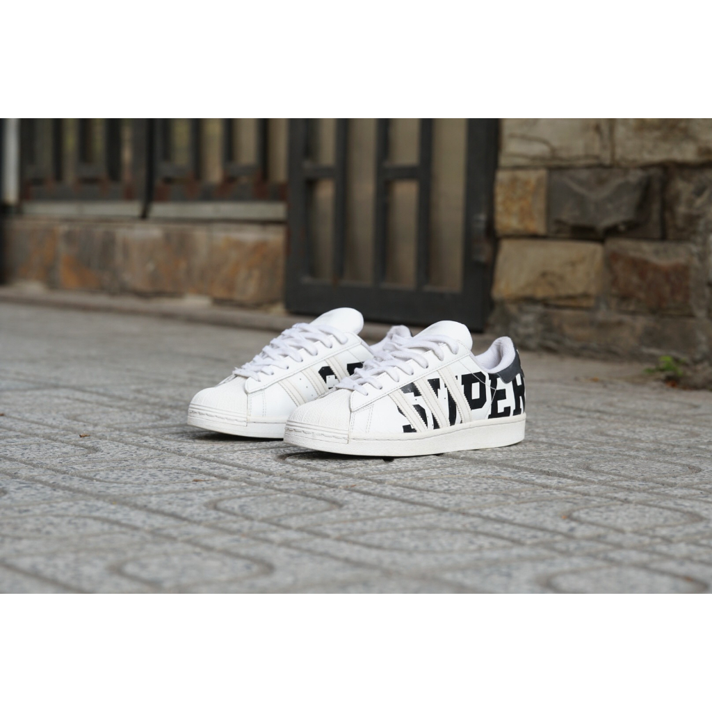 Giày Thể Thao Secondhand ADIDAS SUPERSTAR BIG LOGO B37978 Chính Hãng