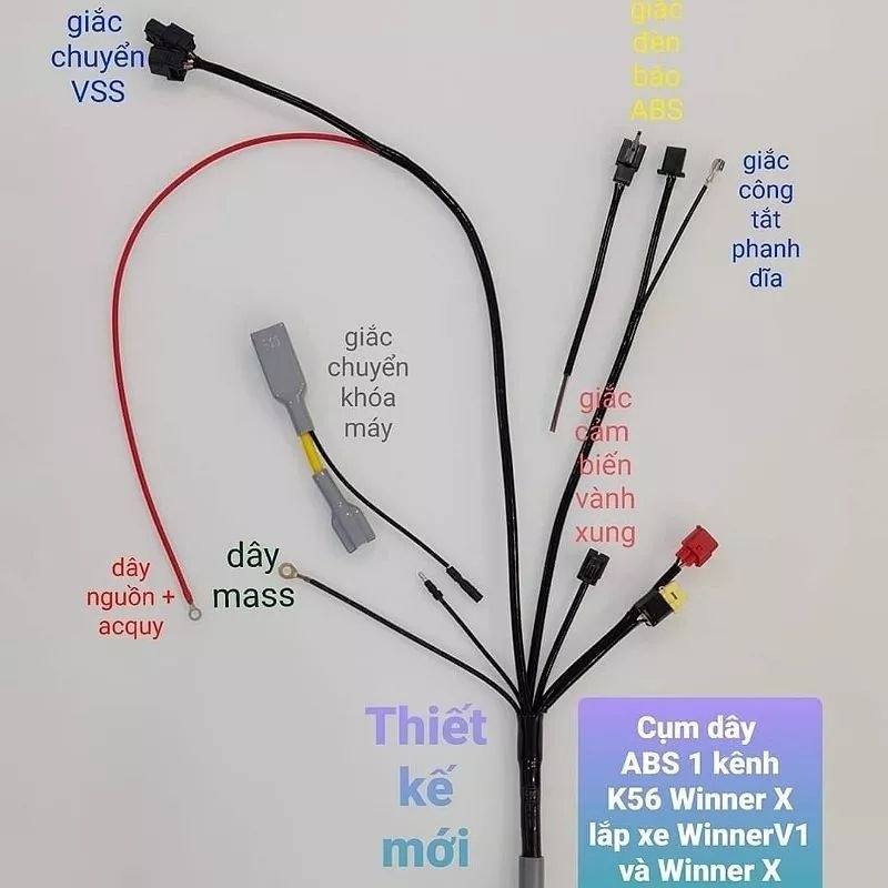 Dây ABS K56 Winner V1 Gắn Bơm Winner X