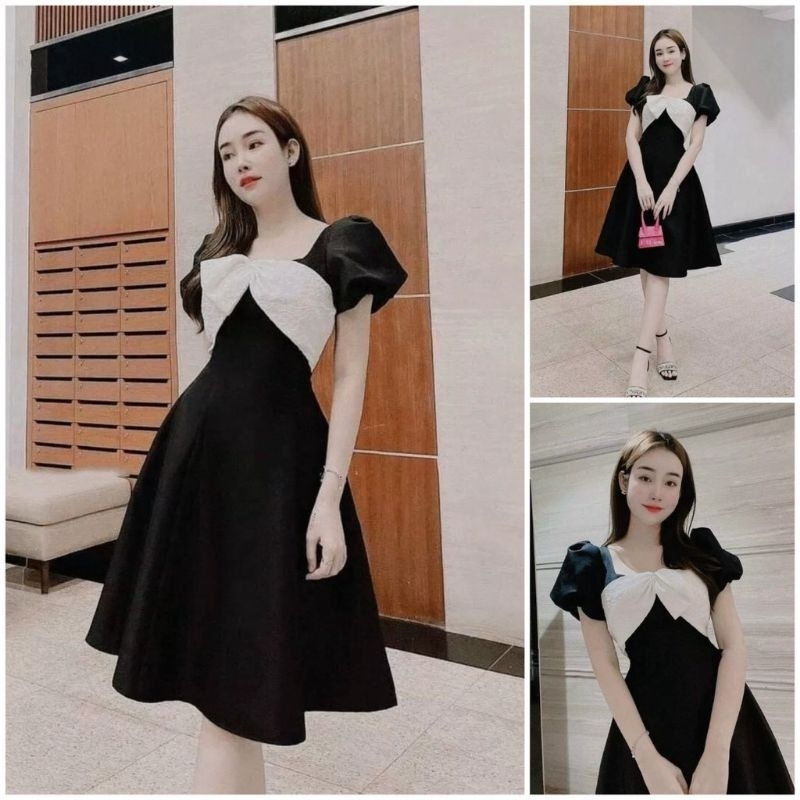 Đầm nữ tiểu thư sang trọng quý phái phù hợp dự tiệc, đi chơi, đi dạo HT thời trang SOPHIA 90