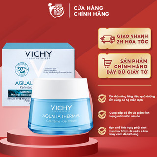Kem dưỡng ẩm, cấp nước cho da dầu vichy aqualia thermal cream - gel 50ml