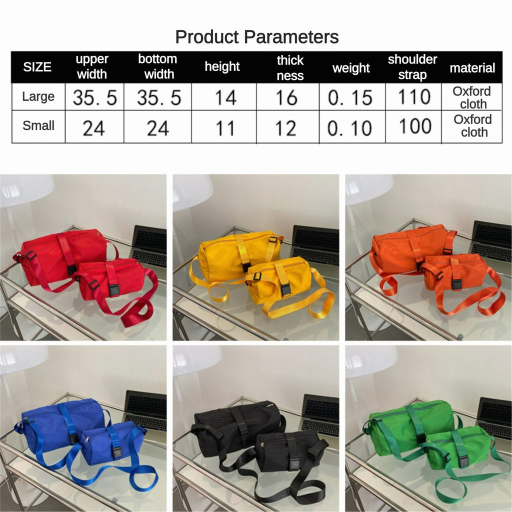 Túi Đeo Vai Nữ Thể Thao Phiên Bản Hàn Quốc túi xách nữ đeo chéo Màu Trơn Dễ Phối Túi Đi Làm