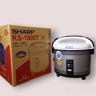 Nồi cơm điện SHARP KS-1800T [Q] 1,8 lít (Nhập khẩu nguyên chiếc)