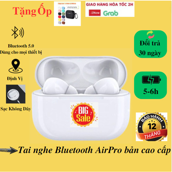 Tai Nghe Bluetooth A.Pro Cao cấp, cho mọi thiết bị Andriod và IOS; Full tính năng: Đổi tên, Định vị, Âm thanh cực đỉnh