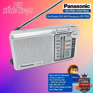 Đài radio fm/am panasonic rf - p150dbaga chính hãng kèm pin