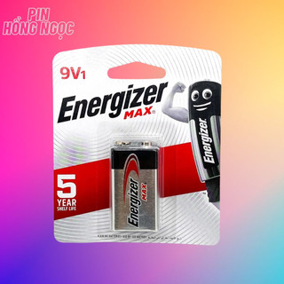Vỉ 1 viên pin 9v energizer siêu bền - hàng chính hãng